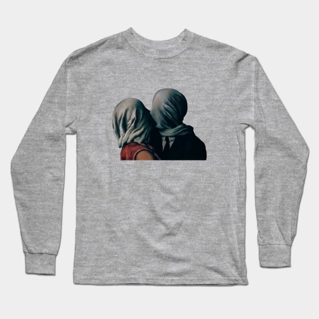 The Lovers II by Rene Magritte Long Sleeve T-Shirt by GrampaTony